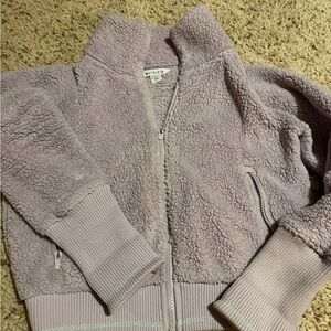 Athleta Women’s Full Zip Lilac Sherpa Jacket